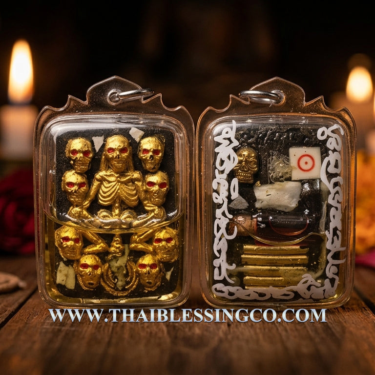 ✨ The Immortal Hoeng Prai Golden Soul Master Edition: Consecrated Necromantic Astral Guardian by Arjan Boonrod Kum Bang Phrai (2017) – Authentic Thai Occult Talisman for Gambling Luck, Extreme Competitive Advantage, and Supernatural Wealth Magnetism ✨