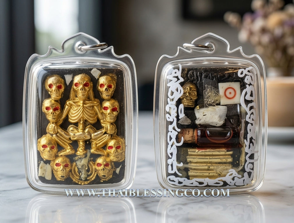 ✨ The Immortal Hoeng Prai Golden Soul Master Edition: Consecrated Necromantic Astral Guardian by Arjan Boonrod Kum Bang Phrai (2017) – Authentic Thai Occult Talisman for Gambling Luck, Extreme Competitive Advantage, and Supernatural Wealth Magnetism ✨