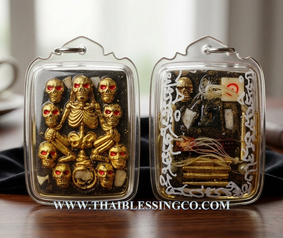 ✨ The Immortal Hoeng Prai Golden Soul Master Edition: Consecrated Necromantic Astral Guardian by Arjan Boonrod Kum Bang Phrai (2017) – Authentic Thai Occult Talisman for Gambling Luck, Extreme Competitive Advantage, and Supernatural Wealth Magnetism ✨