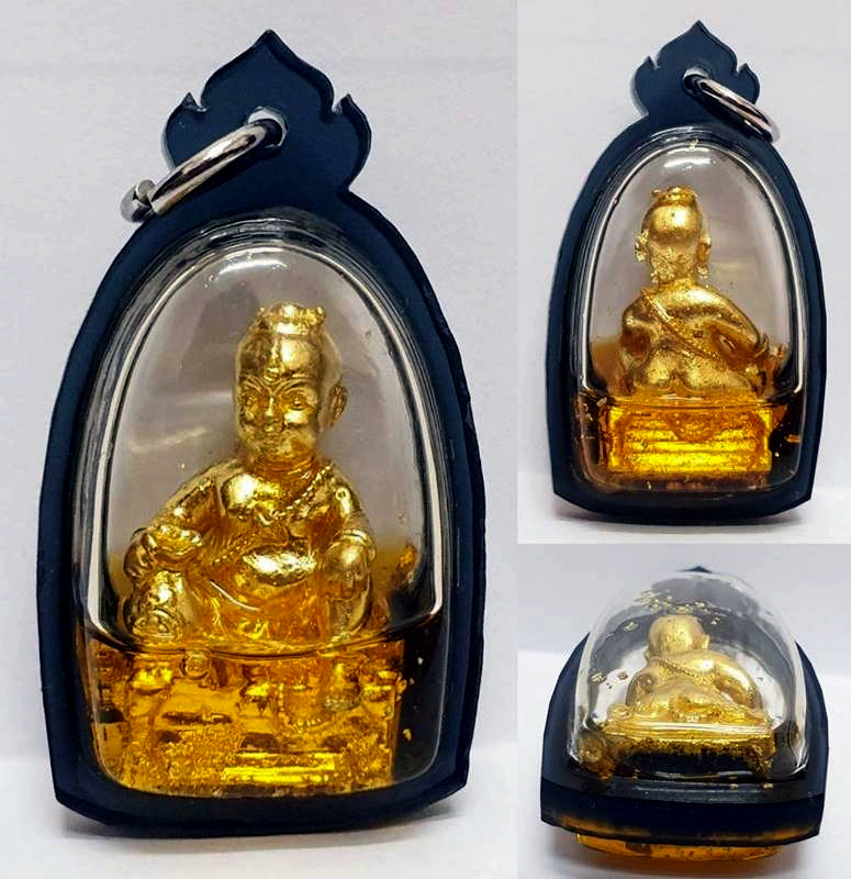 ✨ The Immortal Kumantong Maha Heng: Consecrated Bronze Gold-Leaf Sovereign by Phra Arjan Amnat (2020) – Authentic Thai Spirit Talisman for Extreme Windfall Luck, Guarded Prosperity, and Supernatural Success ✨