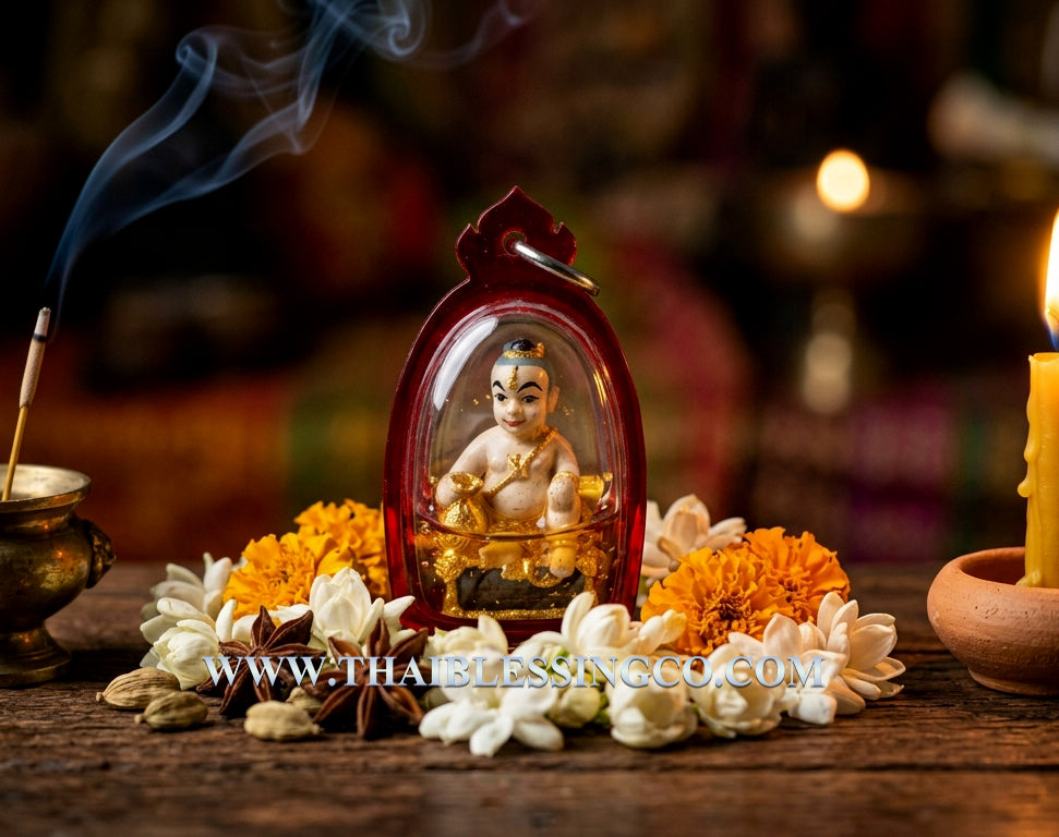 ✨ The Immortal Kumantong Maha Heng: Consecrated Hand-Painted Bronze Masterpiece by Phra Arjan Amnat (2020) – Authentic Thai Spirit Talisman for Extreme Windfall Luck, Guarded Prosperity, and Supernatural Success ✨