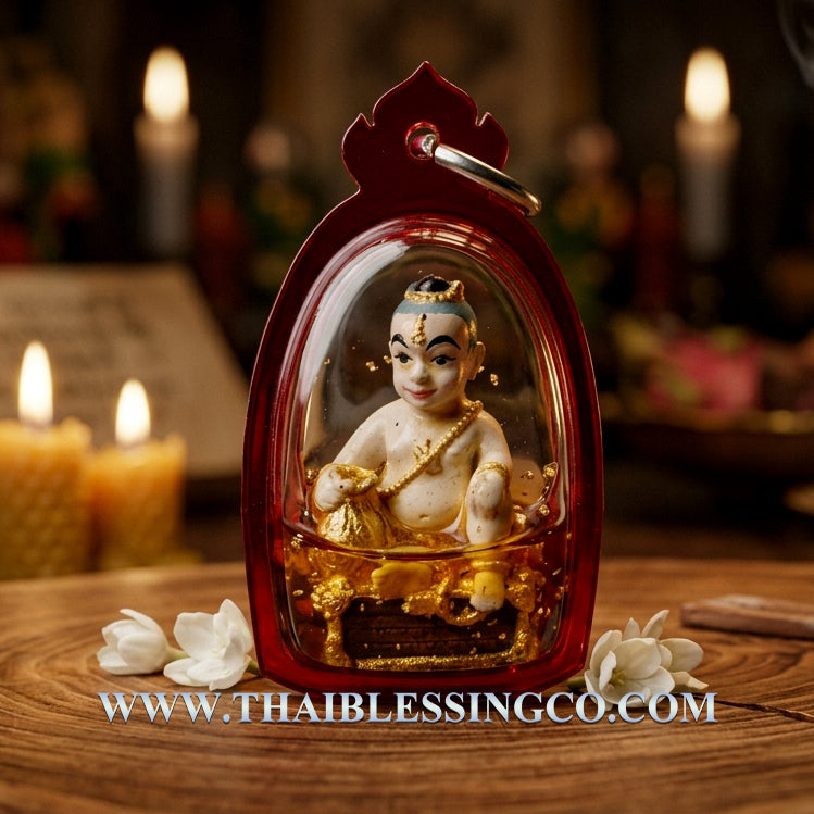 ✨ The Immortal Kumantong Maha Heng: Consecrated Hand-Painted Bronze Masterpiece by Phra Arjan Amnat (2020) – Authentic Thai Spirit Talisman for Extreme Windfall Luck, Guarded Prosperity, and Supernatural Success ✨