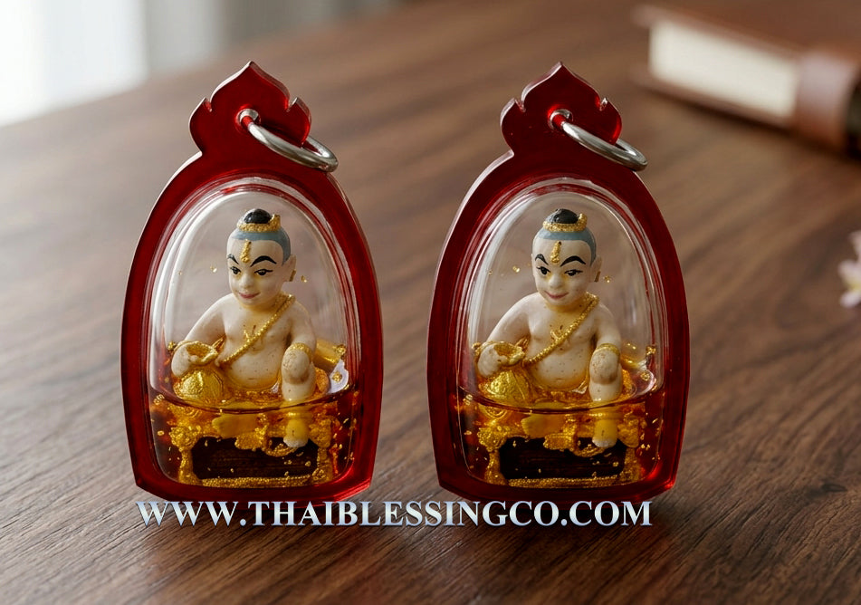 ✨ The Immortal Kumantong Maha Heng: Consecrated Hand-Painted Bronze Masterpiece by Phra Arjan Amnat (2020) – Authentic Thai Spirit Talisman for Extreme Windfall Luck, Guarded Prosperity, and Supernatural Success ✨