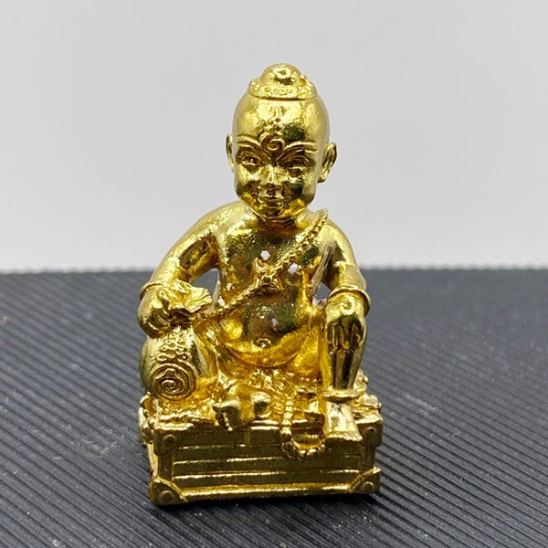 ✨ The Immortal Kumantong Maha Heng: Consecrated Sacred Brass Sovereign with Maha Lap Takrut by Phra Arjan Amnat (2020) – Authentic Thai Spirit Talisman for Extreme Windfall Luck, Guarded Prosperity, and Supernatural Success ✨