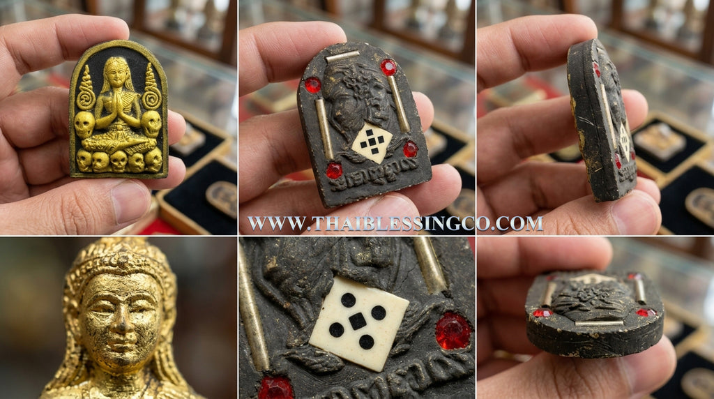✨ The Immortal Nang Prai Krasib Whisperer of Fortune: Consecrated Necromantic Astral Talisman by Luang Phor Somsak Kosalo, Kanchanaburi – Authentic Thai Occult Amulet for Supernatural Windfall Luck, Extreme Attraction, and Ghostly Guided Prosperity ✨