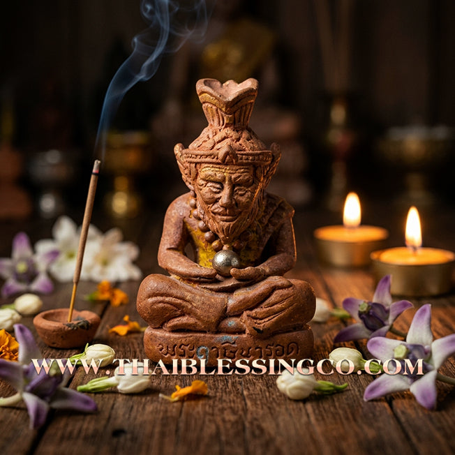 ✨ 🧘‍♂️ The Immortal Sage of Sorcery: Sacred 'Alchemical Copper' Ruesi Narot by Luang Pu Maen (2024 New Era) – The Ultimate Masterpiece for Universal Success, Divine Protection, and Boundless Fortune 🧘‍♂️ ✨