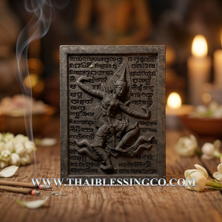 ✨ The Immortal "Thewada Kiao Nang" Celestial Seduction Sovereign: Black Itthije Powder Edition with Triple Silver Takruts by Luang Pu Bua, Wat Don Khwang Authentic Thai Occult Talisman for Absolute Attraction, Soulmate Manifestation, and Hypnotic Mercy ✨