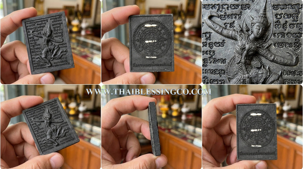 ✨ The Immortal "Thewada Kiao Nang" Celestial Seduction Sovereign: Black Itthije Powder Edition with Triple Silver Takruts by Luang Pu Bua, Wat Don Khwang Authentic Thai Occult Talisman for Absolute Attraction, Soulmate Manifestation, and Hypnotic Mercy ✨