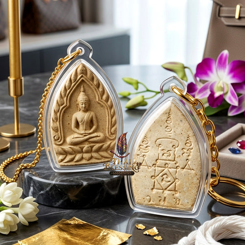 ✨ [The Legend of the Flying Palad Khik Master] Sacred "Phra Phong Chao Sua" (Wealthy Merchant Buddha) – Master-Blessed by Luang Phor Yid, Wat Nong Jok (1992)
