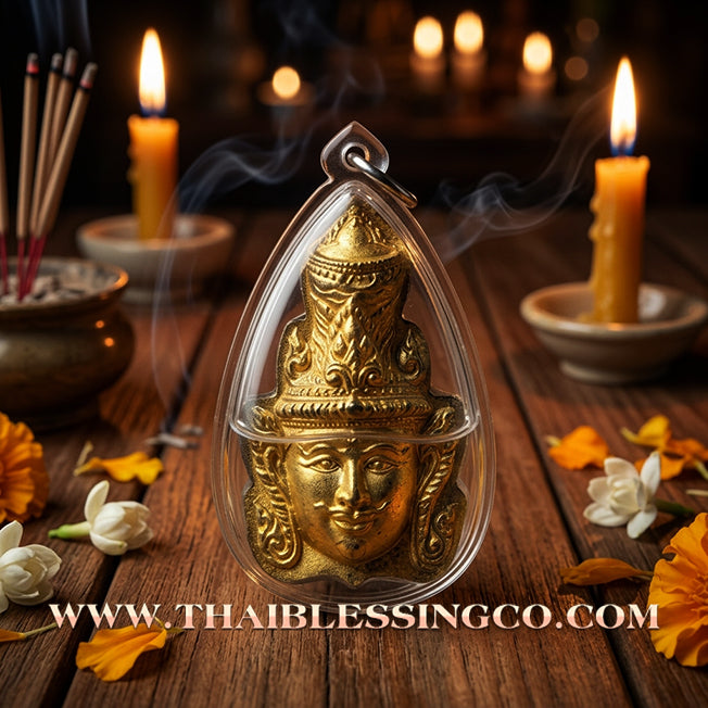 ✨ 💘 The Liquid Gold of Desire: Grand 'Petch Payatorn' Head in Sacred Attraction Oil by Luang Pu In (2014 Masterpiece) – The Ultimate Powerhouse for Magnetic Charisma and Absolute Metta 💘 ✨