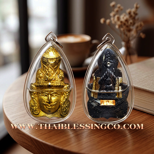 ✨ 💘 The Liquid Gold of Desire: Grand 'Petch Payatorn' Head in Sacred Attraction Oil by Luang Pu In (2014 Masterpiece) – The Ultimate Powerhouse for Magnetic Charisma and Absolute Metta 💘 ✨