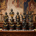 👑 The "Origin of Kuman Thong" Grand Altar Collection (Set of 9) – Gold-Leaf Samrit Bronze Edition: Luang Pu Nen Kaew, Wat Ban Kaset Thung Setthi – The Ultimate Divine Engine for Global Trade Dominance, Infinite Wealth, and Sovereign Life Elevation!
