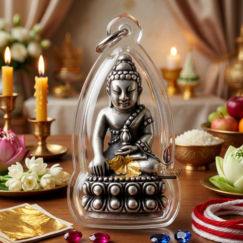 ✨ [The Radiant Master of Wealth & Infinite Fortune] Sacred Phra Kring "Phet Surin" (Diamond of Surin) – "Mang Mee Ngern Thong" (Abundant Wealth) Edition – Master-Blessed by Luang Pu Key, Wat Si Lamyong (2006)