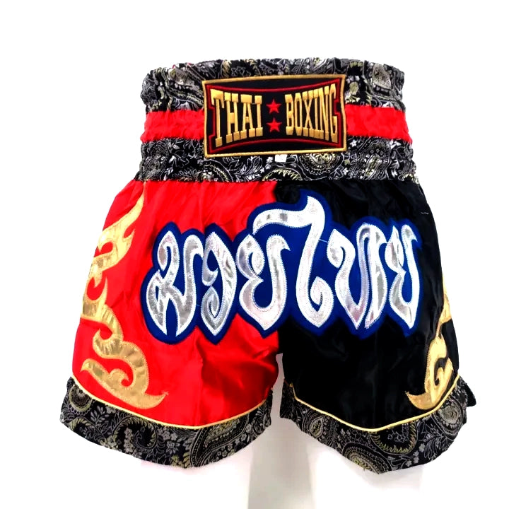 🥊 The Radiant Striker: Twotone Signature Muay Thai Shorts – Premium Vibrant Dual-Color Series, Ultra-Comfortable Stylish Boxing Trunks, Handcrafted High-Precision Export Grade for Adults and Kids