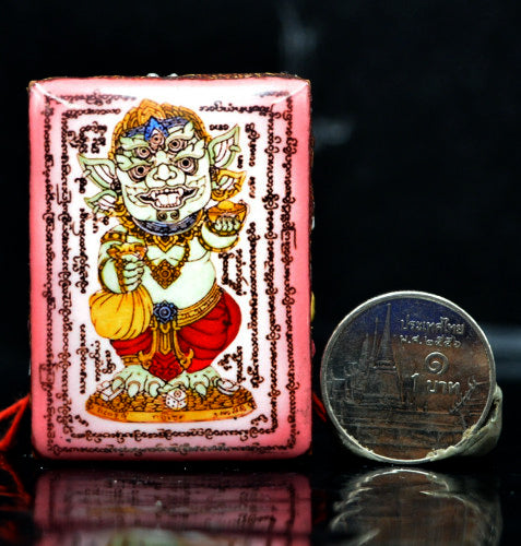 💖 The Rose of Riches: Phaya Sihuhata "Overflowing Wealth" Locket (Pink Charm Edition) - Kruba Khamfan 2026