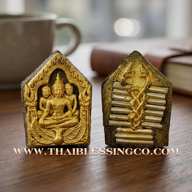 ✨ 🐍 The Serpent’s Entwinement: Sacred 'Khun Phaen Nak Kiao' by Luang Pu Duen (2011 Heritage) – The Ultimate Masterpiece of Khmer Charm & 17 Silver Takruts 🐍 ✨