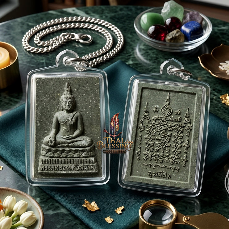 ✨ [The Sovereign Healer of Body & Soul] Sacred "Somdej A-Phath Phinat" (The Disease-Destroying Buddha) – 1st Generation – Collaboration by Wat Dong Kaew & Unamilit