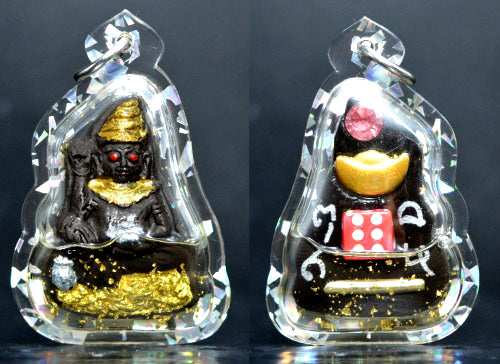 ✨ The Sovereign Phor Ngur "Nuea Duang" Destiny-Master: Authentic Phra Arjan Pom Khmer-Lanna Sacred Black Charm Talisman Infused with Primordial Attraction Oil for Infinite Lust, Luck, and Unstoppable Success