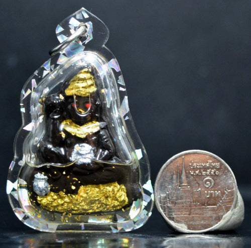 ✨ The Sovereign Phor Ngur "Nuea Duang" Destiny-Master: Authentic Phra Arjan Pom Khmer-Lanna Sacred Black Charm Talisman Infused with Primordial Attraction Oil for Infinite Lust, Luck, and Unstoppable Success