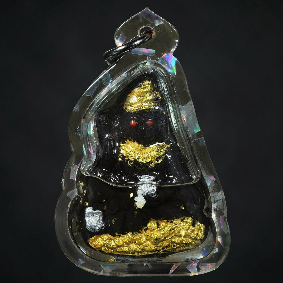✨ The Sovereign Phor Ngur "Nuea Duang" Destiny-Master: Authentic Phra Arjan Pom Khmer-Lanna Sacred Black Charm Talisman Infused with Primordial Attraction Oil for Infinite Lust, Luck, and Unstoppable Success