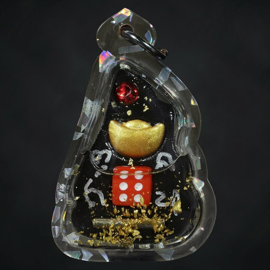 ✨ The Sovereign Phor Ngur "Nuea Duang" Destiny-Master: Authentic Phra Arjan Pom Khmer-Lanna Sacred Black Charm Talisman Infused with Primordial Attraction Oil for Infinite Lust, Luck, and Unstoppable Success