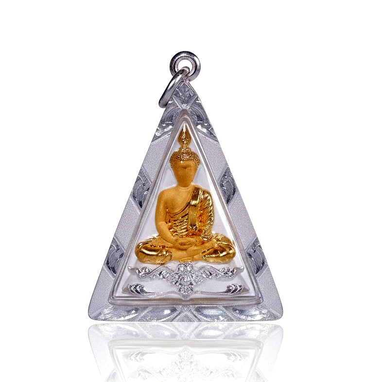 ✨ The Sovereign Queen of Fortune: Phra Nang Phaya Luang Pu Kee Wat Wang Daeng Authentic Thai Sacred Talisman in Custom Sterling Silver 92.5% Waterproof Case for Miraculous Protection, Infinite Wealth, and Universal Charisma