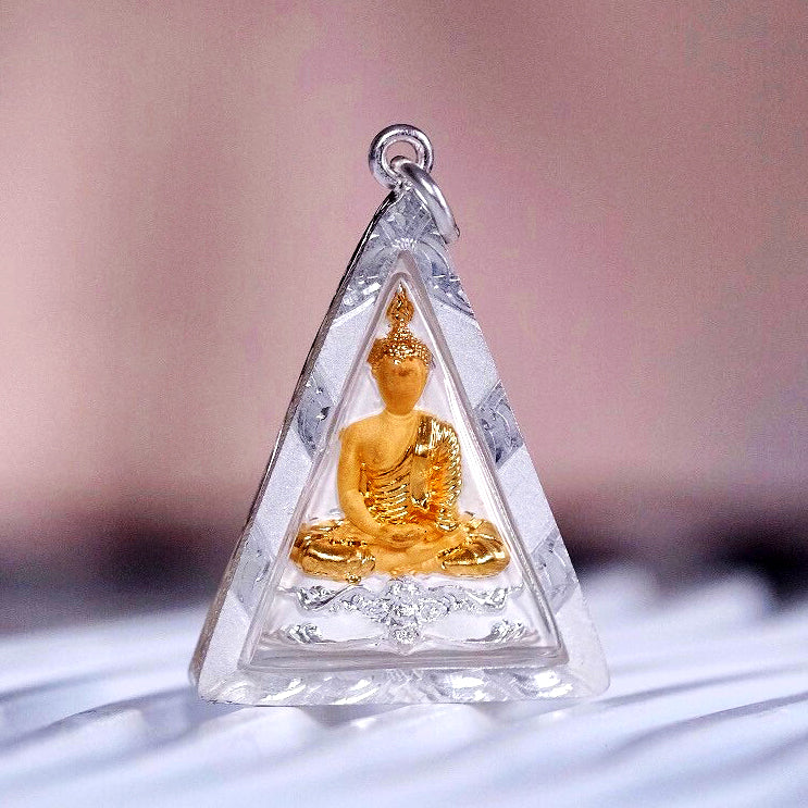 ✨ The Sovereign Queen of Fortune: Phra Nang Phaya Luang Pu Kee Wat Wang Daeng Authentic Thai Sacred Talisman in Custom Sterling Silver 92.5% Waterproof Case for Miraculous Protection, Infinite Wealth, and Universal Charisma