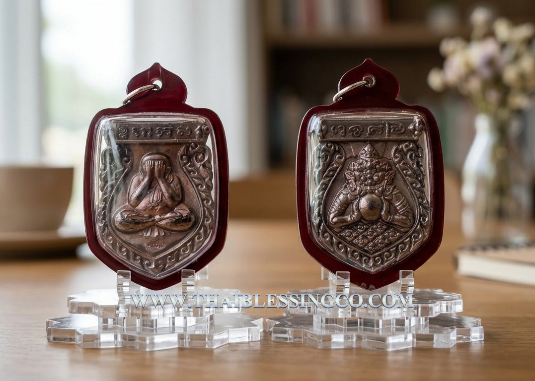 ✨ The Sovereign Rahu Moon-Eater & Phra Pidta Immortal Wealth: Ruay Phlik Duang 2025 Destiny-Flip Limited Edition – Consecrated by Luang Phor Mian & Luang Pu Sila – Authentic Thai Amulet for Supreme Fortune, Business Dominance, and Absolute Prosperity ✨