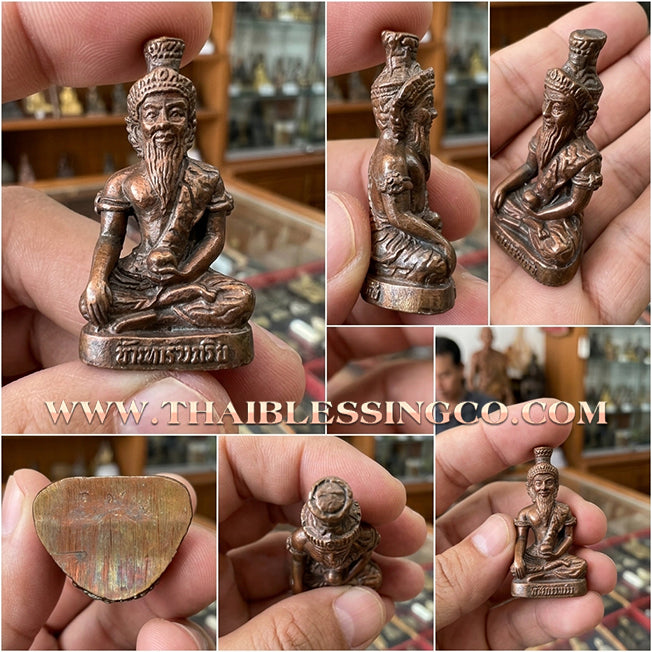 ✨ 🧘‍♂️ The Sovereign of Ancient Wisdom: Sacred Bronze 'Ruesi Narot' (The Grandmaster Hermit) by Luang Phor Saman (2015 Edition) – The Ultimate Talisman for Divine Knowledge, Spiritual Authority, and Total Prosperity 🧘‍♂️ ✨
