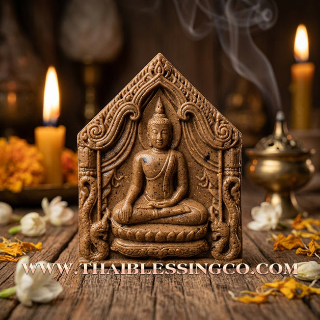 ✨ 🐉 The Sovereign of Celestial Assemblies: Khun Phaen "Thep Chum Num" (2024) – Silver Takrut & The Great Serpent's Blessing by Phra Arjan Juab ✨ 🐉