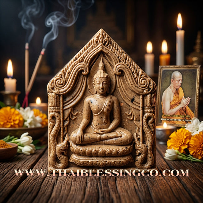 ✨ 🐉 The Sovereign of Celestial Assemblies: Khun Phaen "Thep Chum Num" (2024) – Silver Takrut & The Great Serpent's Blessing by Phra Arjan Juab ✨ 🐉