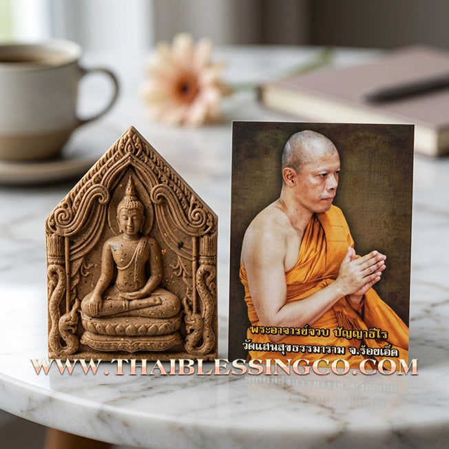 ✨ 🐉 The Sovereign of Celestial Assemblies: Khun Phaen "Thep Chum Num" (2024) – Silver Takrut & The Great Serpent's Blessing by Phra Arjan Juab ✨ 🐉
