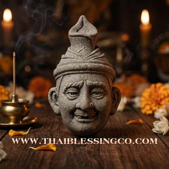 ✨ 🧙‍♂️ The Sovereign of Fast Fortune: Sacred 'Cemetery Earth' Ruesi Millionaire Head by Luang Pu Reo (2020 'Duang Setthi Ruay Rew Rew' Edition) – The Ultimate Catalyst for Rapid Wealth, Success, and Spiritual Authority 🧙‍♂️ ✨