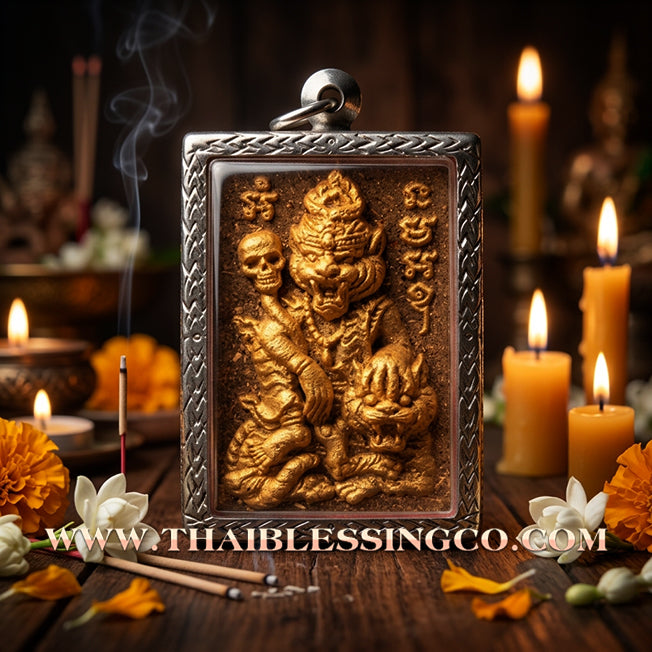 ✨ 🐯 The Sovereign of Magnetic Power: Sacred 'Sau Long' Herbal Tiger Recluse with 3 Silver Takruts by Luang Ta Ruam (2019 'First Edition') – The Ultimate Mastery of Hypnotic Charisma, Spiritual Command, and Boundless Prosperity 🐯 ✨