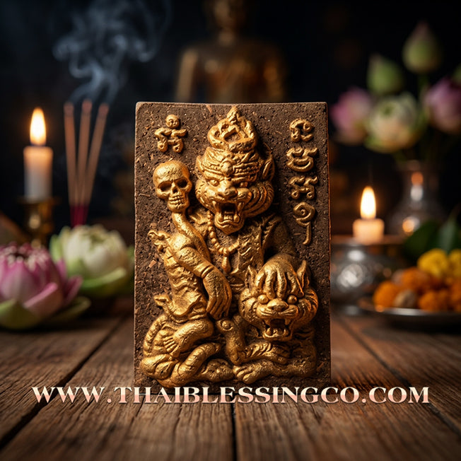 ✨ 🐯 The Sovereign of Magnetic Power: Sacred 'Sau Long' Herbal Tiger Recluse with 3 Silver Takruts by Luang Ta Ruam (2019 'First Edition') – The Ultimate Mastery of Hypnotic Charisma, Spiritual Command, and Boundless Prosperity 🐯 ✨