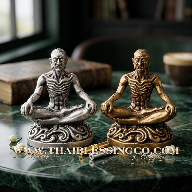 ✨ 🦅 The Sovereign of Miracles: Sacred 'Ancient Silver' Boromkhru Kai Kaew by Ruesi Somdet (Kruba Det) – The Master of Success Who Rises Above the Clouds (2023 Edition) 🦅 ✨