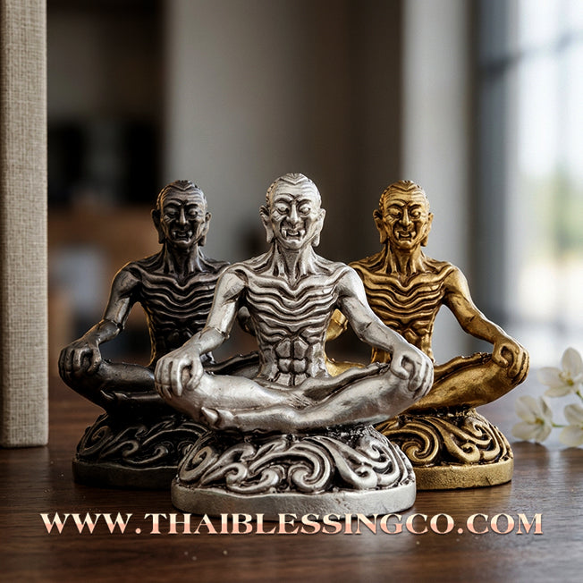 ✨ 🦅 The Sovereign of Miracles: Sacred 'Ancient Silver' Boromkhru Kai Kaew by Ruesi Somdet (Kruba Det) – The Master of Success Who Rises Above the Clouds (2023 Edition) 🦅 ✨