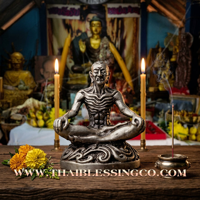 ✨ 🦅 The Sovereign of Miracles: Sacred 'Ancient Silver' Boromkhru Kai Kaew by Ruesi Somdet (Kruba Det) – The Master of Success Who Rises Above the Clouds (2023 Edition) 🦅 ✨