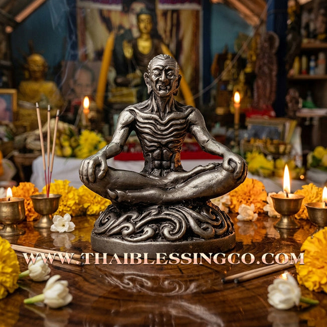 ✨ 🦅 The Sovereign of Miracles: Sacred 'Ancient Silver' Boromkhru Kai Kaew by Ruesi Somdet (Kruba Det) – The Master of Success Who Rises Above the Clouds (2023 Edition) 🦅 ✨