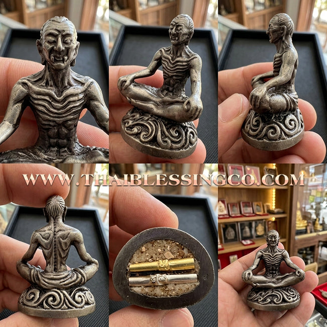 ✨ 🦅 The Sovereign of Miracles: Sacred 'Ancient Silver' Boromkhru Kai Kaew by Ruesi Somdet (Kruba Det) – The Master of Success Who Rises Above the Clouds (2023 Edition) 🦅 ✨