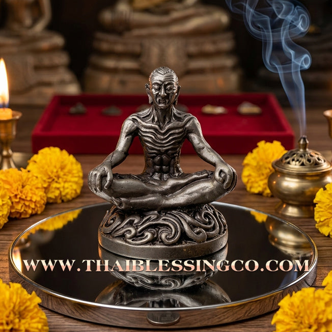 ✨ 🦅 The Sovereign of Miracles: Sacred 'Ancient Silver' Boromkhru Kai Kaew by Ruesi Somdet (Kruba Det) – The Master of Success Who Rises Above the Clouds (2023 Edition) 🦅 ✨