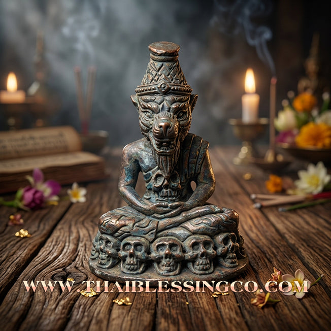 ✨ 🐅 The Sovereign of Sacred Charisma: 'Pu Chao Saming Phrai' (Sacred Metal Edition) by Luang Ta Or (2025) – The Tiger-Headed Grandmaster of Wealth & Attraction 🐅 ✨