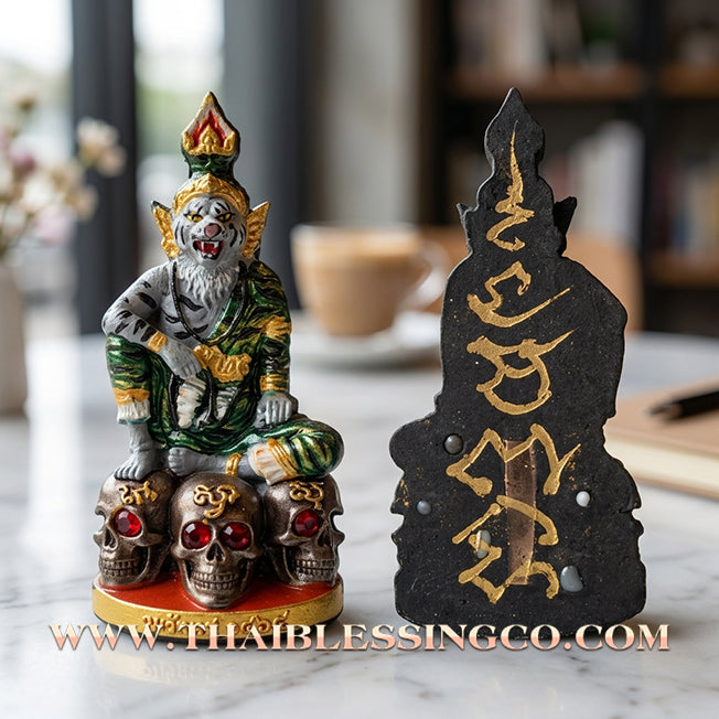 ✨ 🐯 The Sovereign of the Spirit Realm: Sacred Hand-Painted 'Pu Chao Saming Prai' by Kruba Waew (2024 Edition) – The Ultimate Masterpiece for Supreme Protection, Hypnotic Charisma, and Unstoppable Prosperity 🐯 ✨