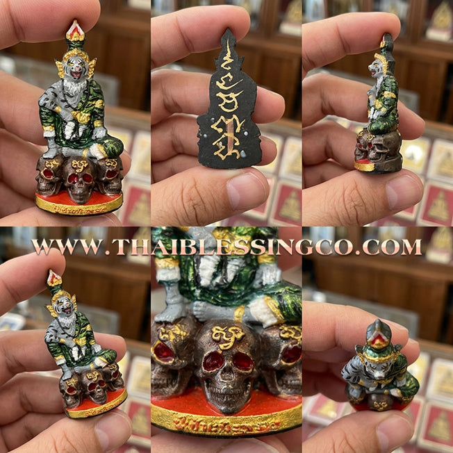 ✨ 🐯 The Sovereign of the Spirit Realm: Sacred Hand-Painted 'Pu Chao Saming Prai' by Kruba Waew (2024 Edition) – The Ultimate Masterpiece for Supreme Protection, Hypnotic Charisma, and Unstoppable Prosperity 🐯 ✨
