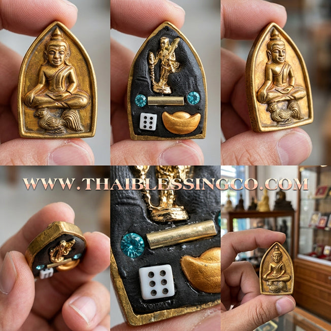 ✨ 🏹 The Spell of Absolute Obsession: 'Khun Phaen Maha Long' (Ancient Brass Edition) by Kruba Baeng (2025) – The Masterpiece of Ultimate Love & Patronage 🏹 ✨