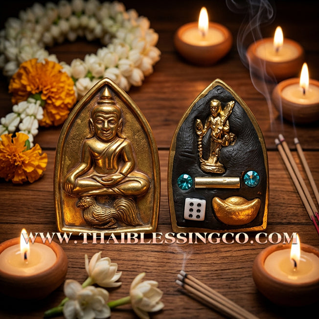 ✨ 🏹 The Spell of Absolute Obsession: 'Khun Phaen Maha Long' (Ancient Brass Edition) by Kruba Baeng (2025) – The Masterpiece of Ultimate Love & Patronage 🏹 ✨