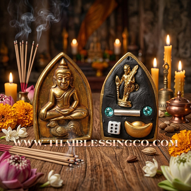 ✨ 🏹 The Spell of Absolute Obsession: 'Khun Phaen Maha Long' (Ancient Brass Edition) by Kruba Baeng (2025) – The Masterpiece of Ultimate Love & Patronage 🏹 ✨
