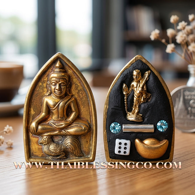 ✨ 🏹 The Spell of Absolute Obsession: 'Khun Phaen Maha Long' (Ancient Brass Edition) by Kruba Baeng (2025) – The Masterpiece of Ultimate Love & Patronage 🏹 ✨