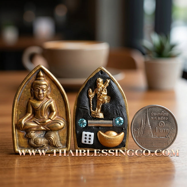 ✨ 🏹 The Spell of Absolute Obsession: 'Khun Phaen Maha Long' (Ancient Brass Edition) by Kruba Baeng (2025) – The Masterpiece of Ultimate Love & Patronage 🏹 ✨