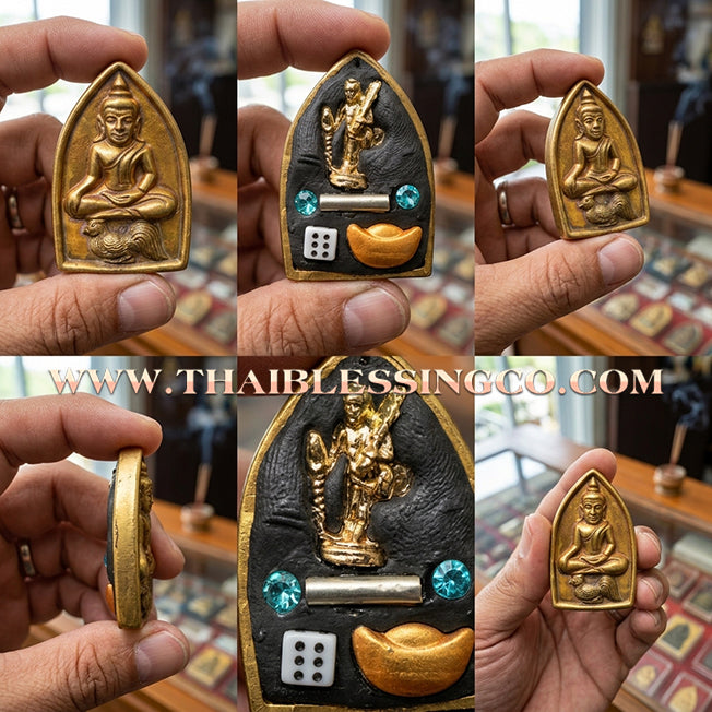 ✨ 🏹 The Spell of Absolute Obsession: 'Khun Phaen Maha Long' (Ancient Brass Edition) by Kruba Baeng (2025) – The Masterpiece of Ultimate Love & Patronage 🏹 ✨